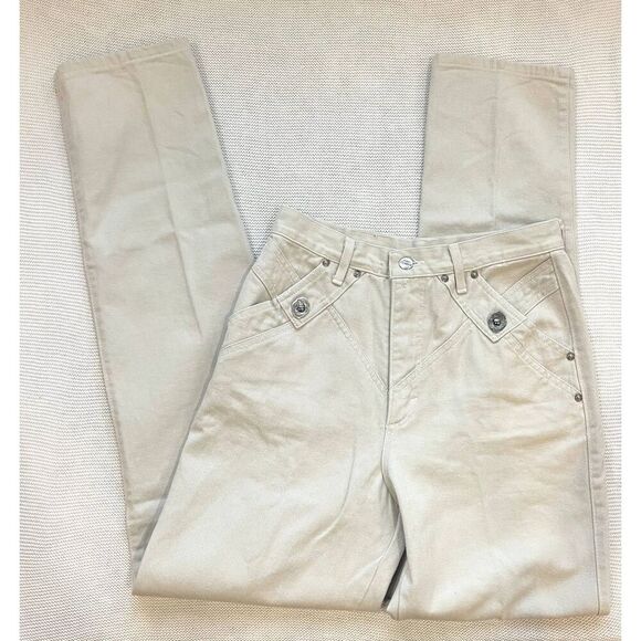Vintage Roughrider Tan Jeans By Circle T - Picture 1 of 11